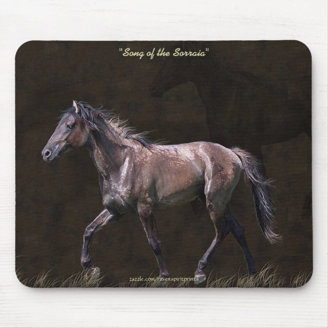 Horse-lover Equine design Mouse Mat (Front)