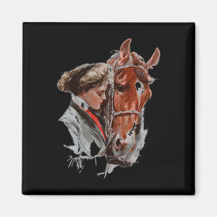 Horse Lover Gift For Girls Women Who Love Horses Magnet