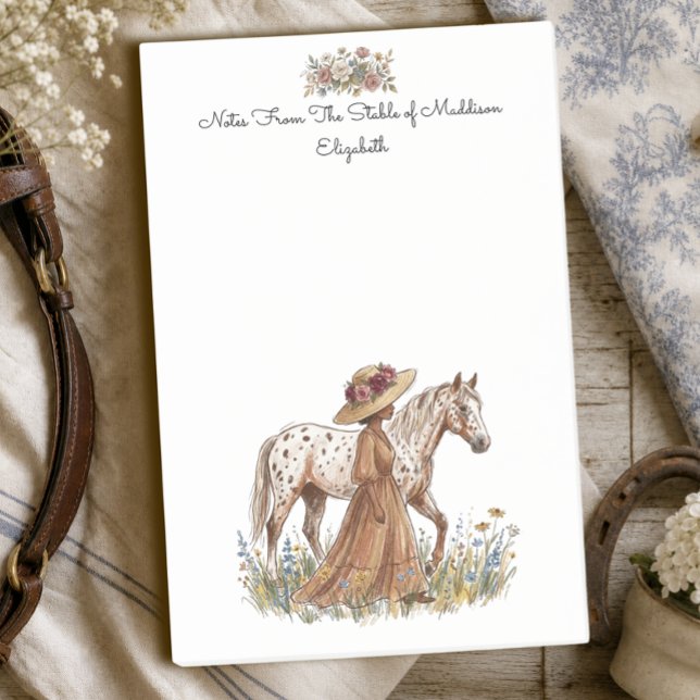 Horse Lover Gift Stationery Post-it Notes (Creator Uploaded)