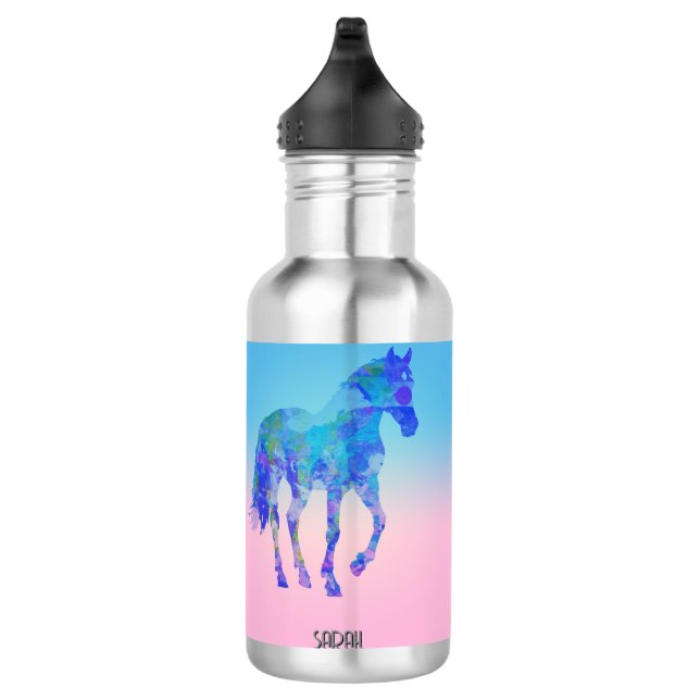 horse lover gift WATER BOTTLE (Right)
