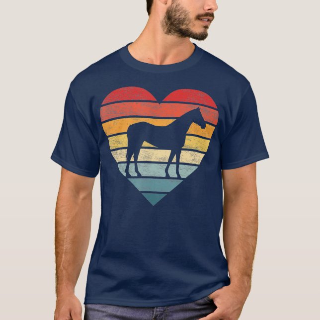 Horse Lover Gifts Horseback Riding Equestrian T-Shirt (Front)