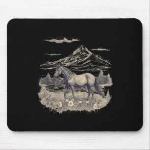 Horse Lover Gifts Women Teen Girls Wild Horse Art Mouse Mat