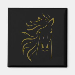 Horse Lover Gifts Womens Equestrian Men Horseback Magnet