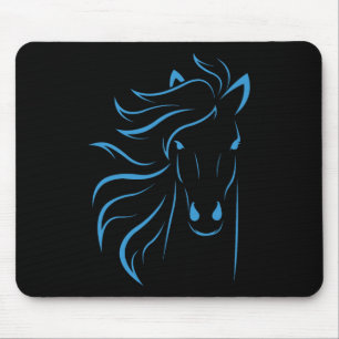 Horse Lover Gifts Womens Equestrian Men Horseback Mouse Mat