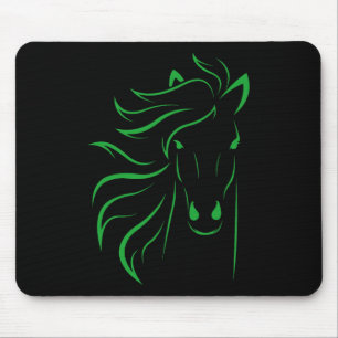 Horse Lover Gifts Womens Equestrian Men Horseback Mouse Mat