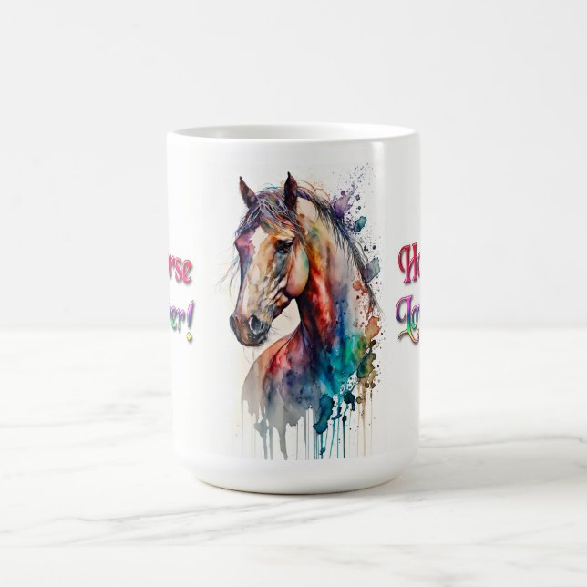 Horse Lover Horse Mom Equestrian Mug (Center)