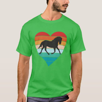 Horse Lover Horse Riding Equestrian Cowpuncher fri T-Shirt