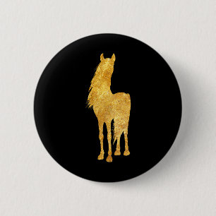 Horse Lover Horseback Riding Equestrian Birthday O 6 Cm Round Badge