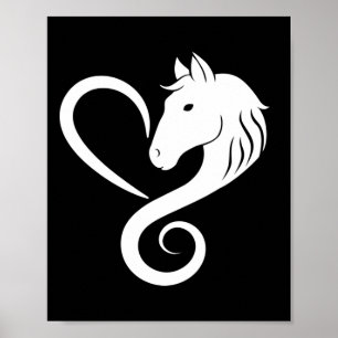 Horse Lover Horseback Riding Western Cowgirl Ranch Poster