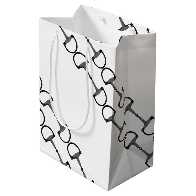 Horse Lover Medium Gift Bag (Back Angled)