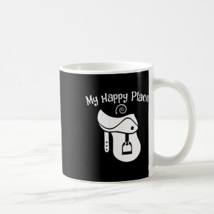Horse Lover My Happy Place Saddle Equestrian Teen Coffee Mug