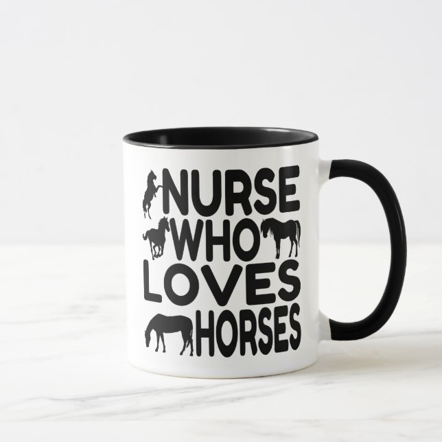 Horse Lover Nurse Mug (Right)