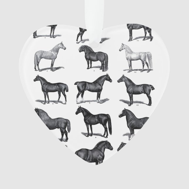 Horse Lover Ornament (Front)