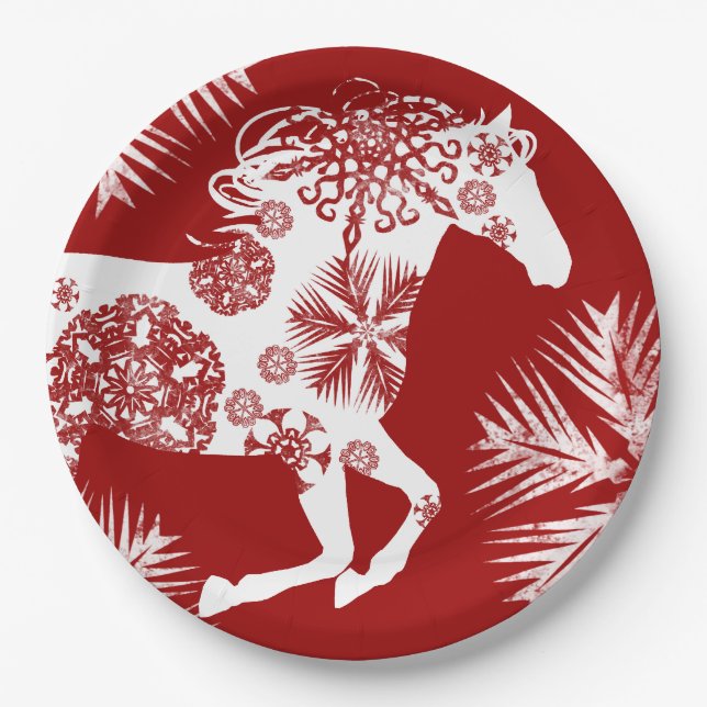 Horse Lover Paper Plate (Front)