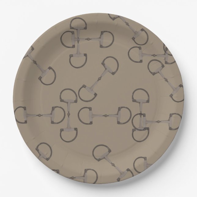 Horse Lover Paper Plate (Front)