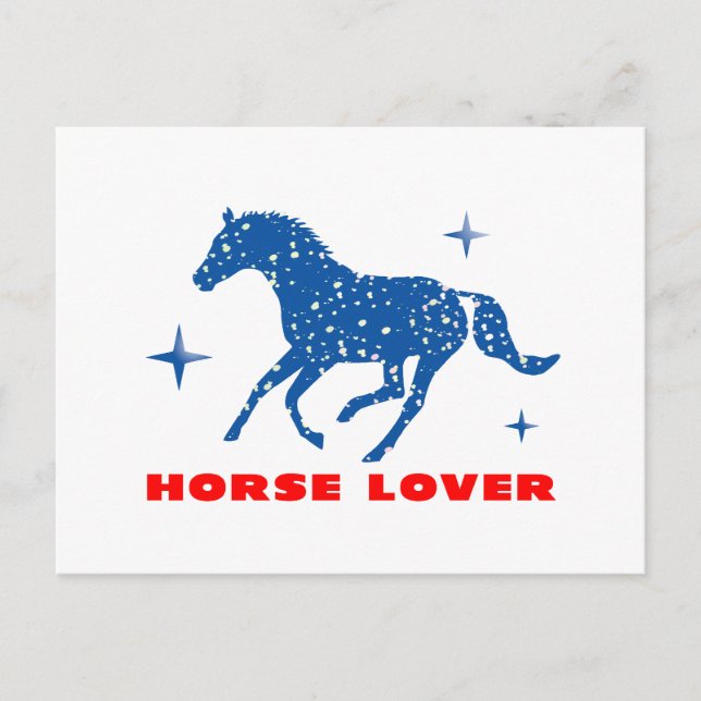 Horse Lover Postcard (Front)