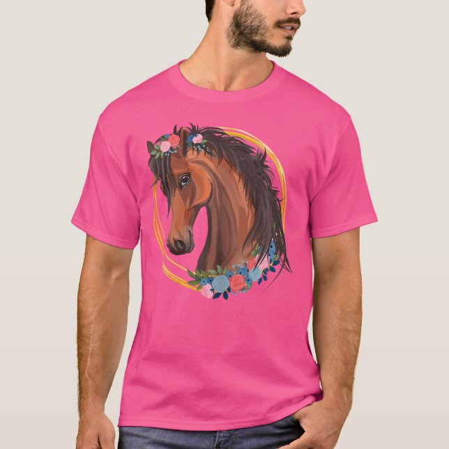 Horse Lover Shirt Girls Horseback Riding Equestria (Front)