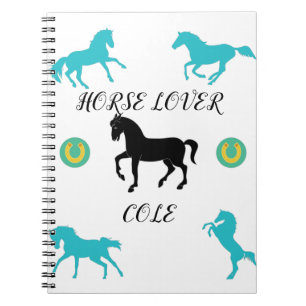 Horse Lover Spiral Notebook. Notebook