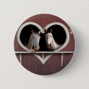 Horse Lovers 6 Cm Round Badge