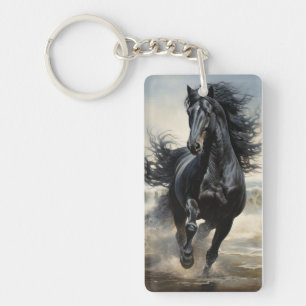 Horse Lovers, Black Stallion Key Ring