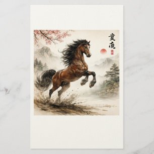 Horse lovers , chinese stationery