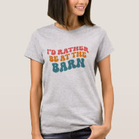 Horse Lovers Equestrian Groovy Wavy Text