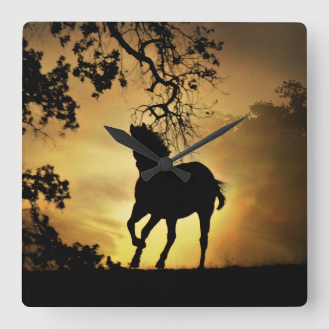 Horse Lover's Wall Clock (Front)