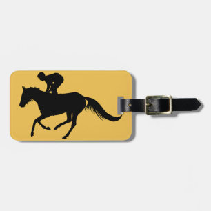 horse luggage tag