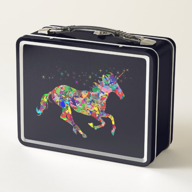 Horse Lunch Box: Colourful Kids Lunch Box (Back)