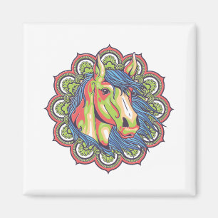 Horse Mandala Magnet