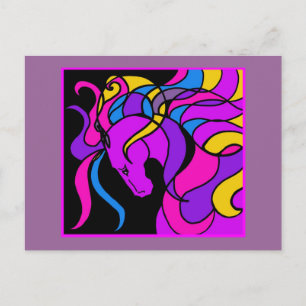 Horse Mania Postcard