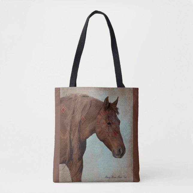 Horse Medicine Tote Bag (Front)
