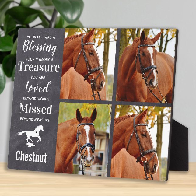 Horse Memorial Gift Horse Loss Sympathy Keepsake Plaque (Creator Uploaded)