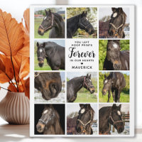 Horse Memorial Personalised Pet Photo Collage