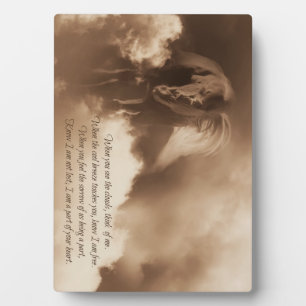 Horse Memorial With Original Spiritual Poem Plaque