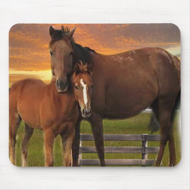 Horse Mouse Mat (Front)