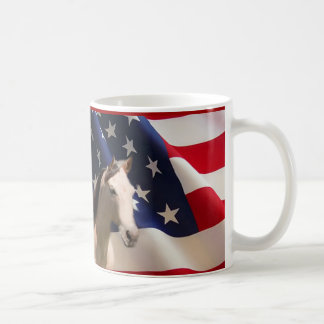 Horse Mug American Flag