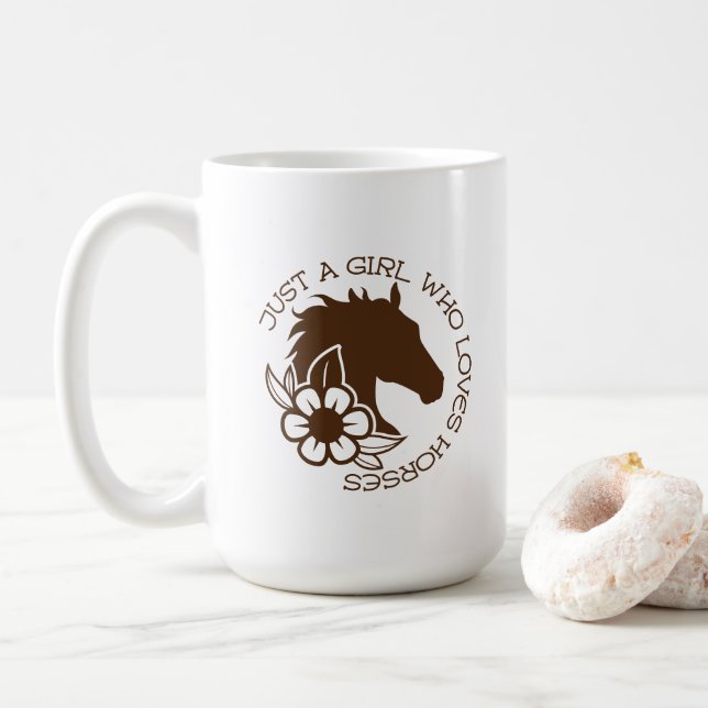 Horse-Mug Coffee Mug (With Donut)