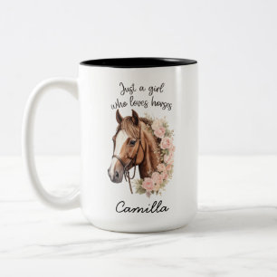 Horse mug Personalised Horse mug with