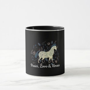 Horse Mug – Run Free, Live Wild Design