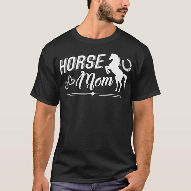 Horse Mum adventure horses  T-Shirt (Front)