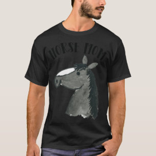 Horse Mum black sports sabrina  T-Shirt