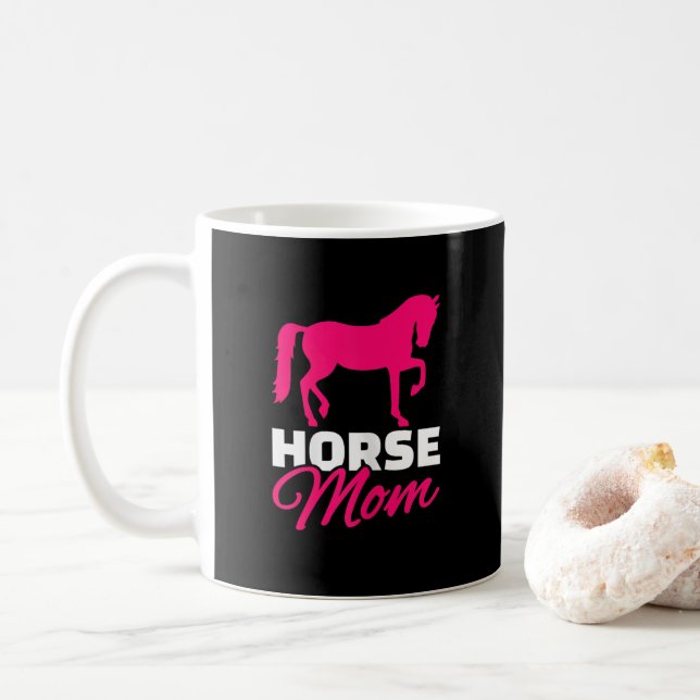 Horse mum coffee mug (With Donut)