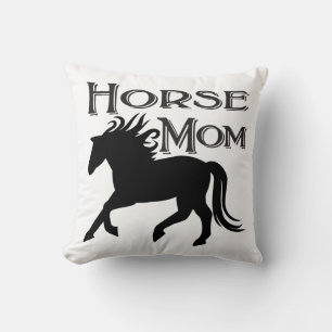 Horse Mum Country Western Cowgirl Farm Equestrian Cushion