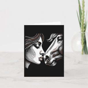 Horse Mum Equestrian Horseck Riding Cowgirl For Wo Card