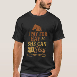 Horse Mum Equestrian Proud Barn Rodeo Rustic Weste T-Shirt