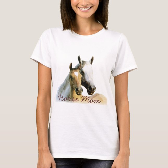 Horse Mum Ladies T-Shirt (Front)