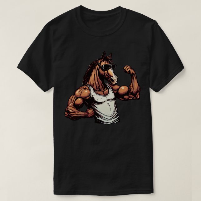 Horse Muscle T-Shirt (Design Front)