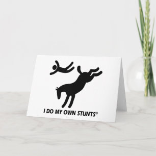 Horse My Own Stunts Holiday Card