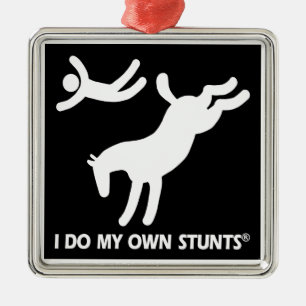 Horse My Own Stunts Metal Tree Decoration